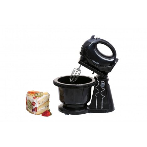 Mixer cu bol rotativ Hausberg HB-3519NG,Capacitate 2L,Putere 300W,Negru