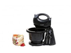 Mixer cu bol rotativ Hausberg HB-3519NG,Capacitate 2L,Putere 300W,Negru